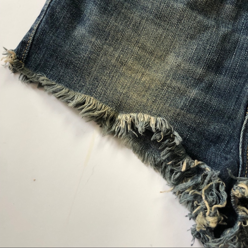 BDG Cut Off Jean Shorts Super High Rise Cheeky - Picture 3 of 8